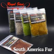 Royal Sissi net 1gram Argentinian hare dubbing super spiky Czech nymph dub fly tying materials for trout fishing dry nymph flies