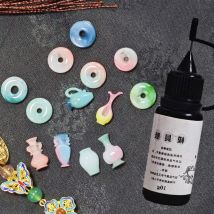 10g geschnitztes Gel für Nagelform UV Gel Kristallkleber durchscheinend 3D Acrylform Werkzeugset Pro Nail Saloon DIY Silikon Nail Art Gule