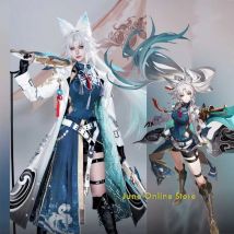 Honkai Star Rail Feixiao Cosplay Kostüm Perücke Spiel Uniform Kopf bedeckung Fei Xiao Cosplay Kostüm Halloween Party Uniform Frauen Männer