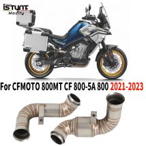 Slip On Per CFMOTO 800MT CF 800-5A MT 2021 2022 2023 Moto Tubo Di Scarico Centrale Fuga Moto Connect Silenziatore Originale
