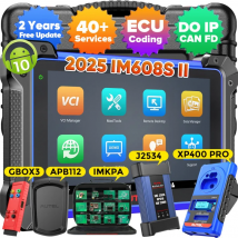 Autel MaxiIM IM608S II Schlüsselprogrammiertool mit XP400 PRO Schlüsselprogrammierer und J2534 ECU-Programmiergerät 2-Jahres-Software-Update