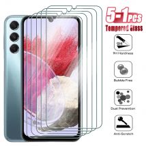 5-1 Stück gehärtetes Glas für Samsung Galaxy M30 M20 M11 M31 M12 M22 M42 4G M52 Displayschutzfolie auf Galaxy M13 M33 M04 M34 5G M54