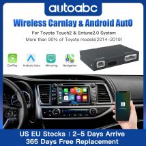 Carplay inalámbrico Android Auto para Toyota Yaris RAV4 Corolla Aygo Tacoma Camry C-HR Tundra Highlander 4Runner multimedi
