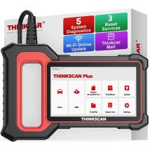 Escáner Thinkscan Plus S4 OBD2, sistema ABS/SRS/ECM/TCM/BCM con 3 reinicio, escáner automotriz OBDII, herramientas de diagnóstico Bluetooth