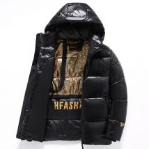 Winter Warm Hooded Thicken Women's Down Jacket 2025 New Fashion Temperament Black White Down Women's Down Jacket Overcoat Y223