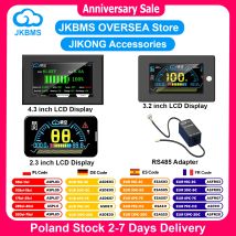 JIKONG BMS 4.3 3.2 Schermo LCD Touch Screen da 2.3 pollici Cavo RS485 Modulo parallelo da 1 M per Smart BMS RS485 a USB 2M JK Accessori