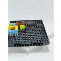 16x16 Dots Baseplate Building Base Plate Splice Brick DIY Combination MOC Connect Module 1.5cm Compatible rod Accessories