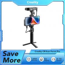Creality CR-Scan Ferret Pro Escáner 3D Fuente de luz infrarroja, velocidad de escaneo de hasta 30 fps Precisión de 0,1 mm, distancia de trabajo de 150-700 mm