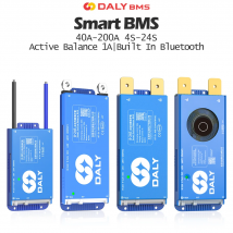 Daly Smart BMS z BT WiFi 4S 12V 8S 24V 16S 48V 40A 100A 150A 200A Aktywna ochrona przed przeładowaniem/rozładowaniem dla Sola/EV