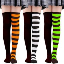 Neue Kinder Strumpf Kinder schick solide gestreifte weiche lange Socken Horror blutenden Druck Socken Mädchen Halloween Cosplay Party Kostüm