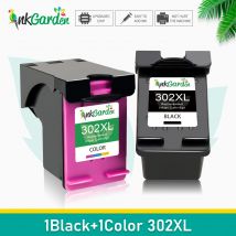 Cartuccia d'inchiostro InkGarden 302 XL per stampante HP 302XL HP302 rigenerata Officejet 3830 3831 3832 3833 3834 4650 Envy 4510 4511