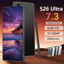 2026 Smartphone Original 5G para teléfono móvil S26 Ultra 7.3HD Android 14 72MP + 108MP 22G + 2TB 7800mAh teléfonos móviles desbloqueados Dual Sim