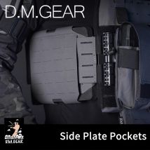 DMgear Tactical Gear Side Plate Pockets for Cummerbund Hunting Equipment Accessories Wargame Airsoft JPC FCPC FCSK AVS Vest