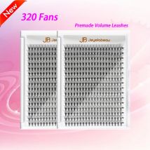 JB Jeyelabeau Premade Russian Volume Fans 4D 5D 6D 8D 10D 20D 24D Individual Soft Lashes Extension 320 Fans Faux Mink Eyelashes