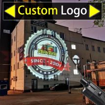 150W200W Led Ip65 Gobo Projektor Licht Outdoor Angepasst Logo Boden Projektion Lampe Rotierenden CE Zertifizierung Quelle Fabrik