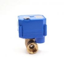 Kugelhahn mit elektrischer Stellantriebssteuerung und manueller Override-Funktion DN8 DN10 DN15 DN20 DN25 DN32 Messingventil