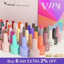 Venalisa VIP4 esmalte de uñas en Gel sin HEMA/TPO cobertura completa hermosa semipermanente Soak Off UV LED Gel esmalte de uñas laca en Gel