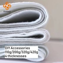 Ferro su tessuto interfaccia Non tessuto adesivo su un solo lato in pile fusibile Borsa di stoffa fai da te Fodera spessa artigianale Accessori per cucire