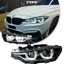 TYPY Światła Samochodowe Do BMW Serii 3 F30 Reflektor 2012-2019 LED Projektorowa Lampa Przednia Światła Do Jazdy Dziennej Akcesoria Samochodowe