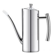 Öltopf aus Edelstahl 304, mit scharfem Auslauf, Sojasauce und Essig, tropfsicherer und staubdichter Ölaufbewahrungsbox mit Kappe.