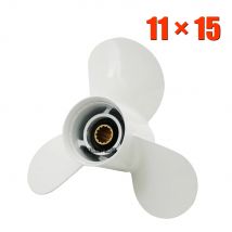 11x15 Aluminium Außenborder Propeller Für Yamaha 40-60HP 663-45943-02-EL 3 Klingen Aluminium Legierung Boot Motor Propeller
