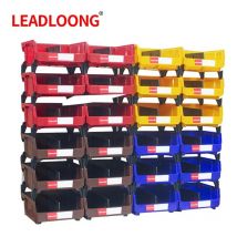 LEADLOONG V4 Werkzeug-Aufbewahrungsbehälter, 6 Stück, 11 x 11 x 5 Zoll/27,6 x 27,9 x 12,8 cm, kombinierbare Multi-Tools-Organizer-Box, Garage und Heimbedarf
