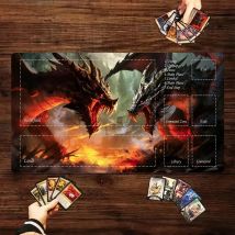 The Dragon Showdown theme Magic Card MTG playmat gathering game mat Desk Mat Commander Battle deskmat