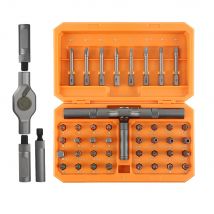Cacciavite di precisione a cricchetto 42 in 1 Kit di utensili manuali manuali portatili con manico piccolo magnetico senza fili per riparazioni domestiche