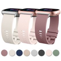 Soft Silicone Band For Fitbit Versa 3/Versa 4 Strap Bracelet For Fitbit Sense/Sense 2 Watchband Wristband Small check pattern