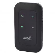 Il hotspot WiFi 4G 5G supporta 10 dispositivi collegati Router mobile LTE per viaggi Slot per scheda SIM ad alta velocità da 300 Mbps Display a LED a colori
