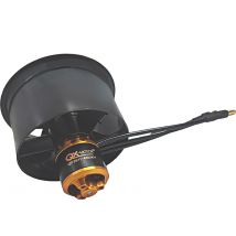 QX-MOTOR 64 mm EDF mit 5 Flügeln, Kanallüfter, 3S, 4500 kV, bürstenloser Motor für RC Multirotor-Hubschrauber, Drohne, Starrflügel-Teile