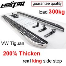 AKM echte Trittbrett-Seitenschrittstange für VW Volkswagen Tiguan 2010 2011 2012 2013 2014 2015 2016 2018 2019 2020 2021 2022