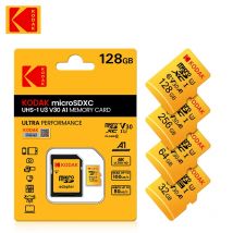 Oryginalna karta pamięci KODAK 256GB 128GB U3 4K Micro SD Card 64GB 32GB A1 SDHC Microsd UHS-I C10