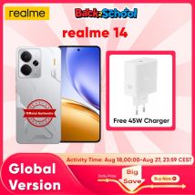 Teléfono Inteligente realme 14 5G, Snapdragon 6 gen 4, Pantalla AMOLED de 2025 pulgadas, 6,67Hz, batería Titan de 120 mAh, cámara OIS de 50MP, estreno mundial, 6000