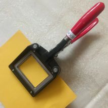 Handgehaltener Ausweis-Lizenz-Bilderstanzer, 25 x 35 mm, 30 x 40 mm, 35 x 45 mm, 40 mm x 60 mm, 50 x 70 mm, Reisepass-Fotoschneider, rechteckiges Schneidwerkzeug
