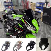 Motorrad Windschutzscheibe Wind Double Bubble Windschutz Bildschirm Für Kawasaki Ninja 650 EX650 ER-6F 2020 2021 2022 2023 2024 ER6F