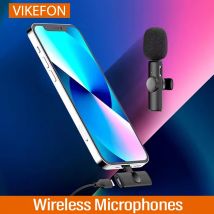 K11 Professionelles kabelloses Lavalier-Mikrofon für iPhone, iPad, Laptop, Android, Live-Gaming, Videoaufzeichnung, Interview, Business-Mikrofon