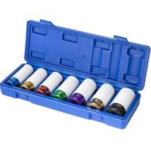 Set di bussole per dadi con capocorda da 1/2" Set di bussole per ruote Set di bussole per dadi con capocorda a percussione Set di bussole per dadi con capocorda a parete sottile con colorato