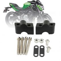 Motorrad Lenker Riser Aluminium legierung Zubehör mit Schrauben für Kawasaki er-6N 2014-2017 Ninja650 er6n leicht
