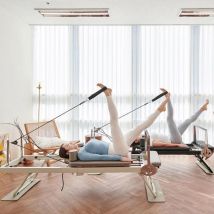 Pilates Reformer Fitness geräte für zu Hause faltbare Yoga-Bett Kraft trainings gerät