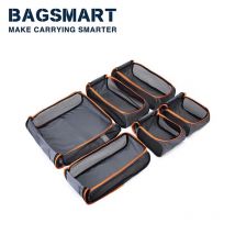 BAGSMART 6Pcs Leichte Reisetasche Organizer für Männer Gepäck Verpackung Cubes für Koffer Draht Rahmen Koffer Organisatoren für Frauen