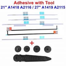 LCD Display Screen Adhesive Strip Sticker Tape + Opening Tool Kit for Apple iMac 21.5" A1418 A2116 27" A1419 A2115
