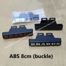 8 cm ABS Auto Frontgrill Modifiziertes Emblem Abzeichen für BRABUS G Klasse G500 G550 G63 G350 G800 W464 Modifiziertes Abzeichen Zubehör
