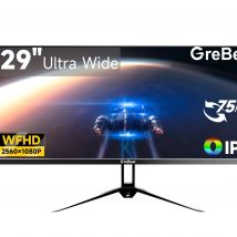Monitor ultra ampio 2K da 29", display IPS 21:9 WFHD 2560 x 1080P 75Hz 99% sRGB DP Monitor per computer HDMI per giochi in ufficio a casa, HDR