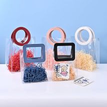 PVC transparente multifunktion ale Geschenkt üten DIY Handtasche High-End-Urlaub Hochzeit Süßigkeiten Tasche bunte Gelee Lagerung dekorative Tasche
