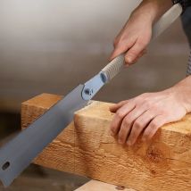 Sega a mano giapponese SK5 Lama flessibile con taglio a filo Manico in legno Sega a coda di rondine per legno bagnato e asciutto Strumenti per la lavorazione del legno fai da te