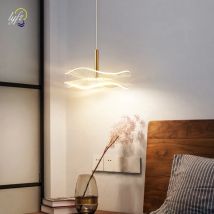 Nordic LED Anhänger Lichter Leuchte Innen Beleuchtung Hängen Lampe Esstische Wohnzimmer Treppen Wohnkultur Glanz Anhänger Lampe