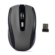 Mouse wireless 2.4G Mouse da gioco da 2,4 GHz Mouse wireless ottico 6D sottile e mini compatibile con MacBook e laptop
