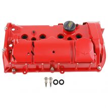 Rote Aluminium-Motorventilabdeckung für Mini Cooper N18 S R55 R56 R57 R58 1.6T 2011-16 V758239780 Zylinderkopfdeckel Ventilabdeckung