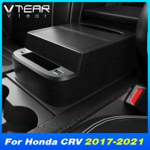 For Honda CRV CR-V 2017-2022 Center Control Armrest Storage Box With USB Tpye-C Fast Charging Adapter Port Interior Accessories